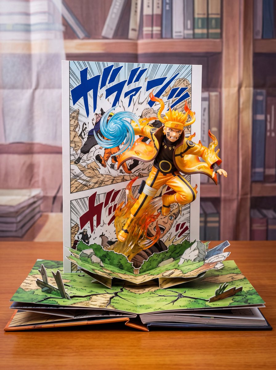 Uzumaki Naruto Pop-Up Book Prompt — example 1