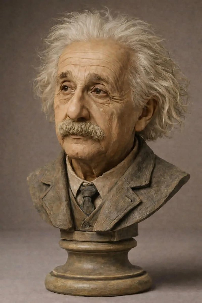 Polychrome Carved Wooden Sculpture Portrait — example 2