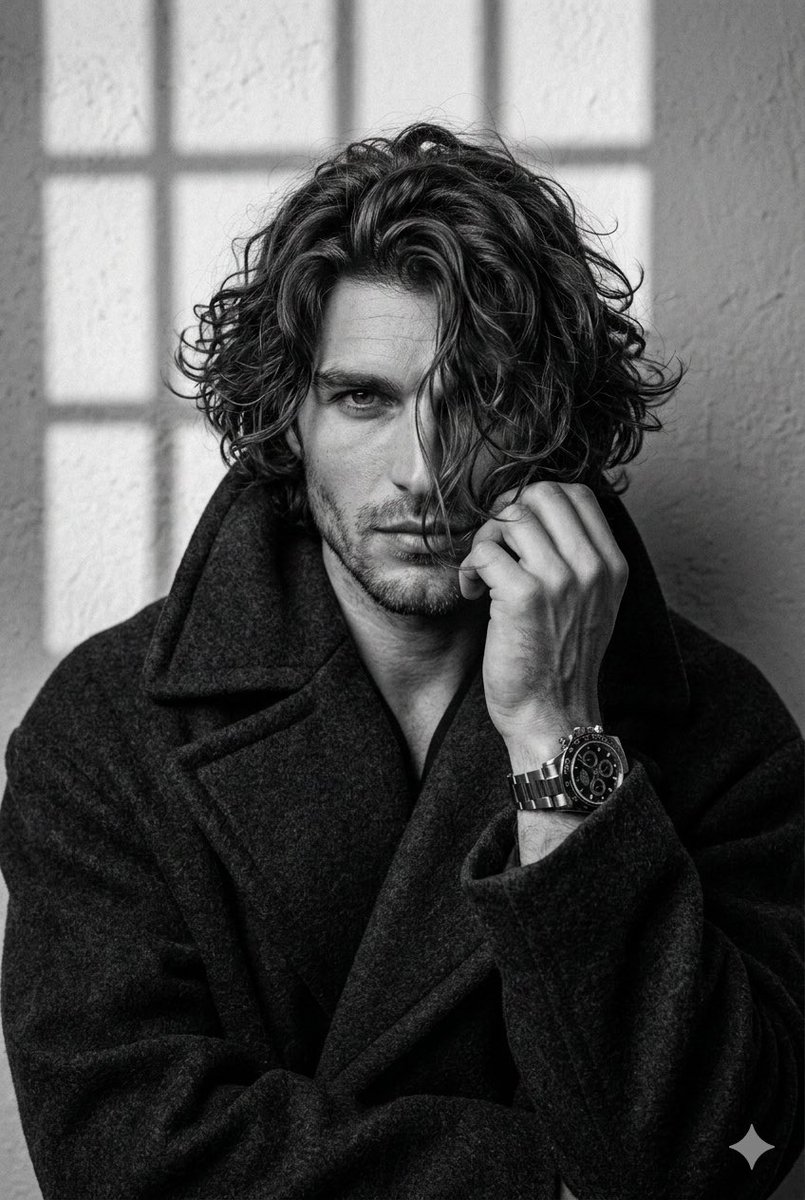 Black and White Aesthetic Close-up Portrait — example 1