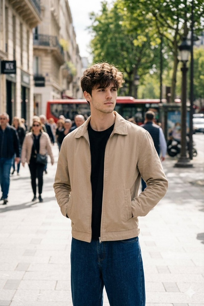 Cinematic Street Portrait in Natural Daylight — example 2