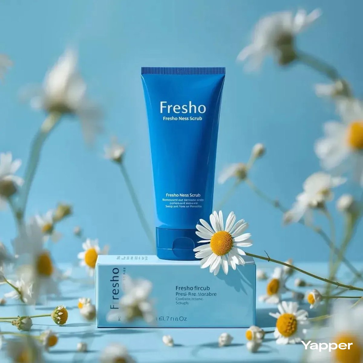 Cobalt Blue Skincare Product Photography — example 1