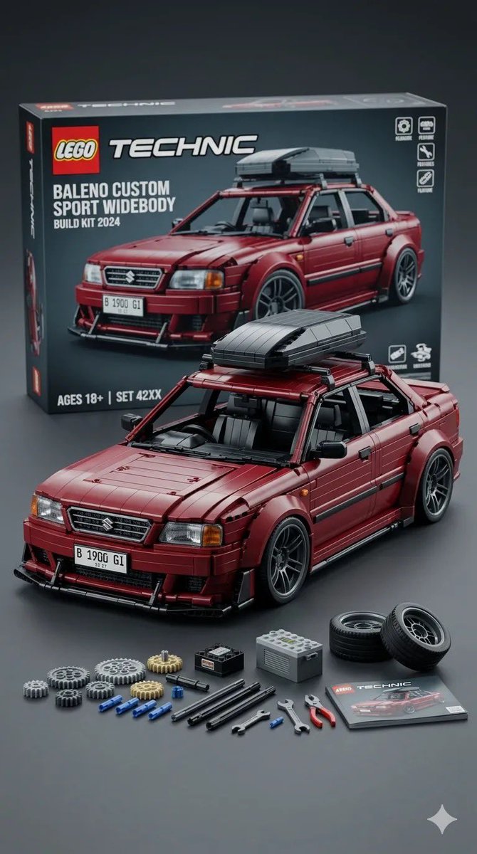 Ultra-Detailed LEGO Technic Product Render — example 2