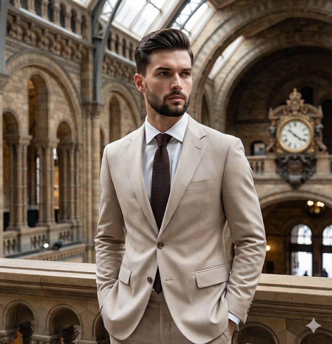 Editorial Portrait with Architectural Framing — example 1