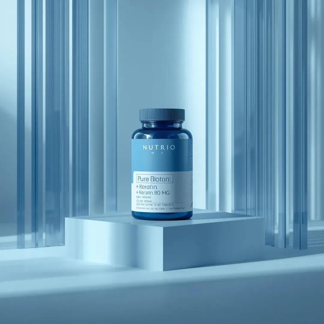Minimalist Product Photography for Supplement Container