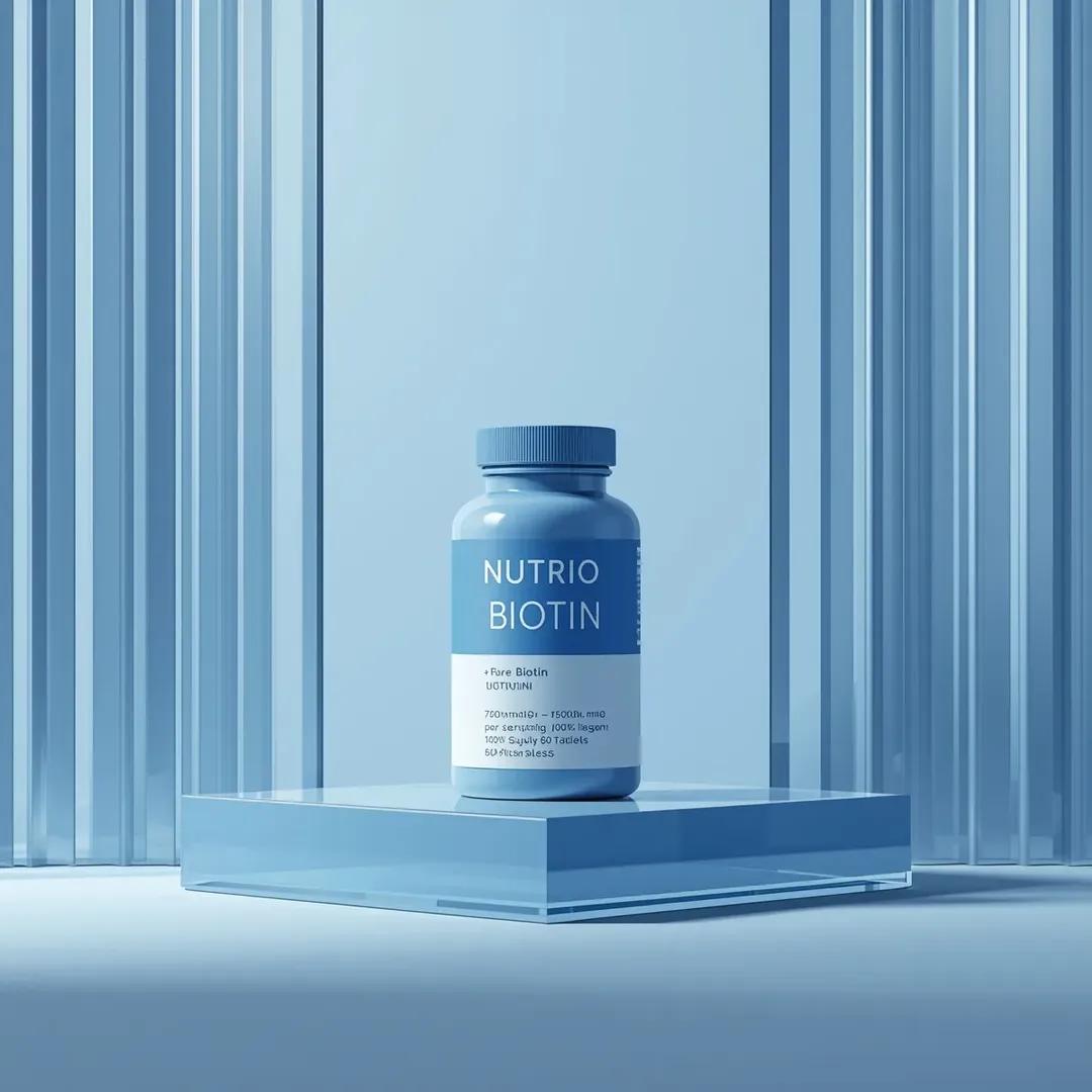 Minimalist Product Photography for Supplement Container — example 2