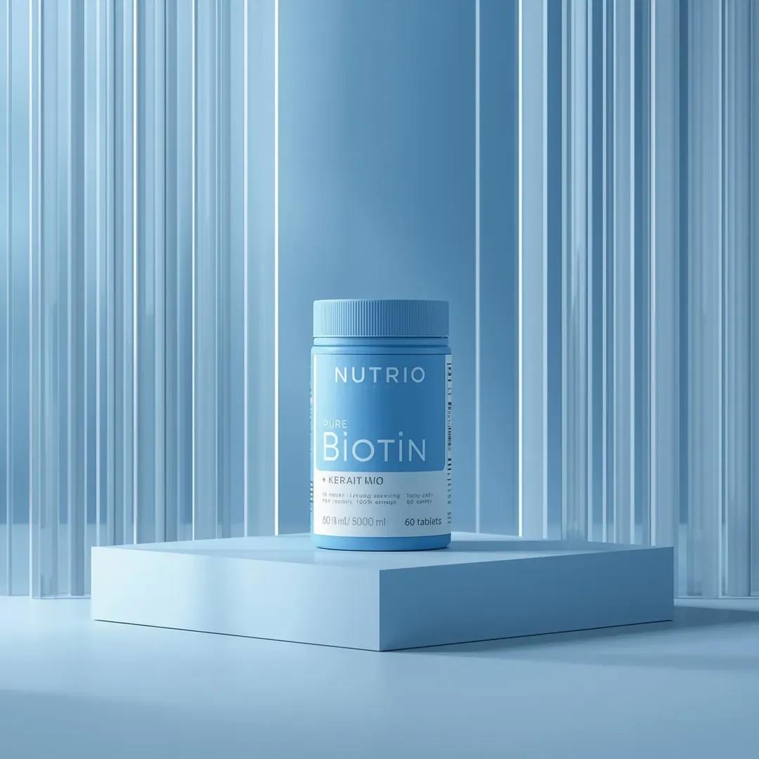 Minimalist Product Photography for Supplement Container — example 4