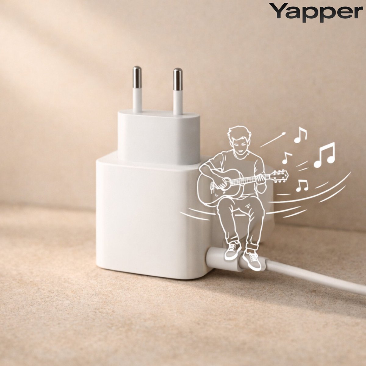 Minimalist Earbuds Product Photography with Line Art — example 2