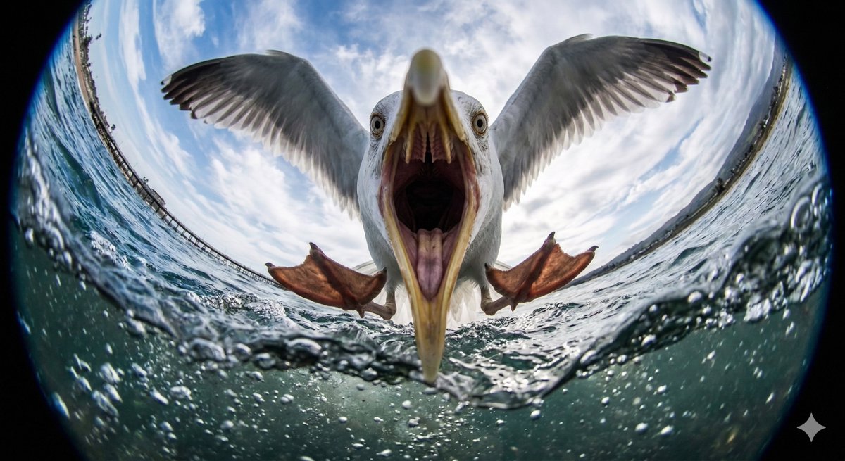 Fisheye Perspective of a Fish — example 1