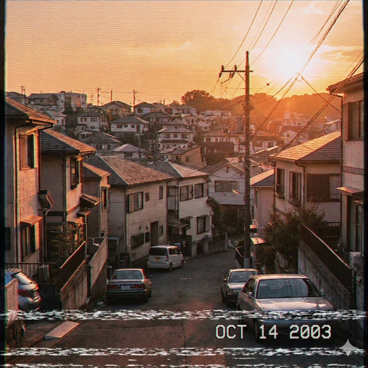 Japanese Suburb in 2000s Atmosphere — example 2