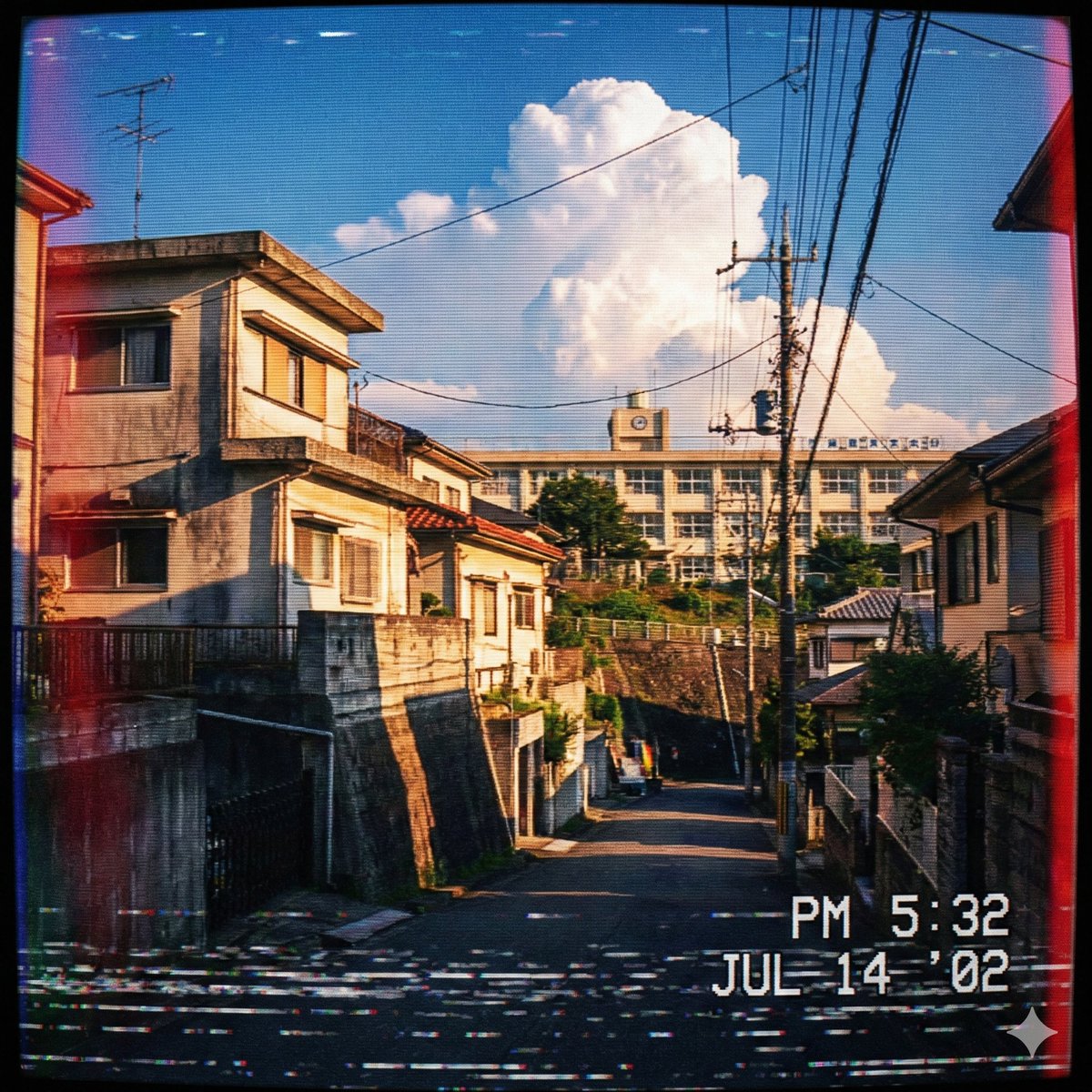 Japanese Suburb in 2000s Atmosphere — example 4