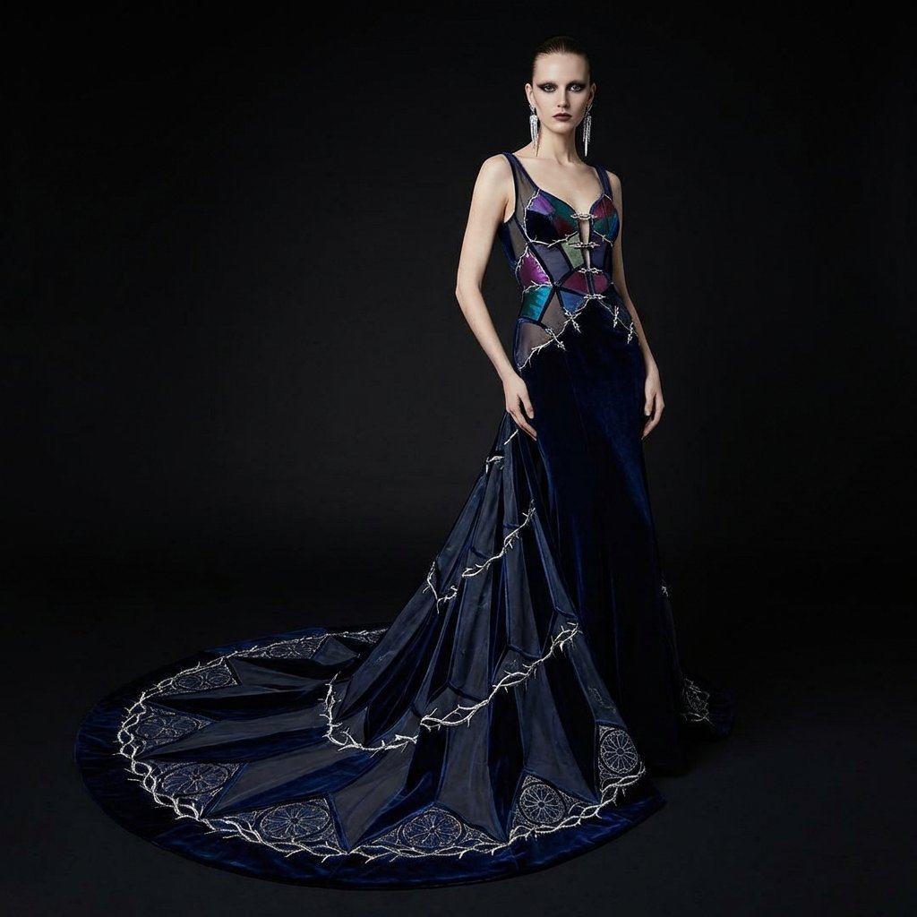 Experimental Nano Banana Prompt for Haute Couture Gown — example 2