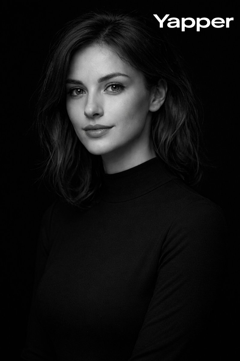 Monochromatic Fine-Art Studio Portrait — example 1