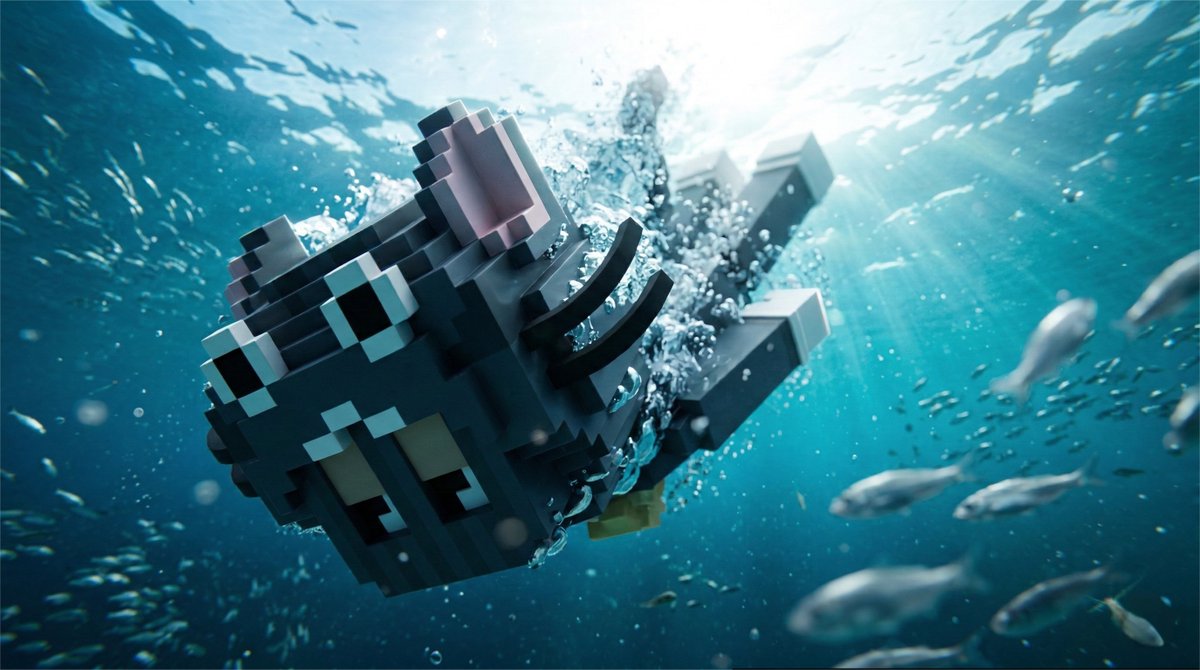 Cinematic Underwater Dive Scene — example 1