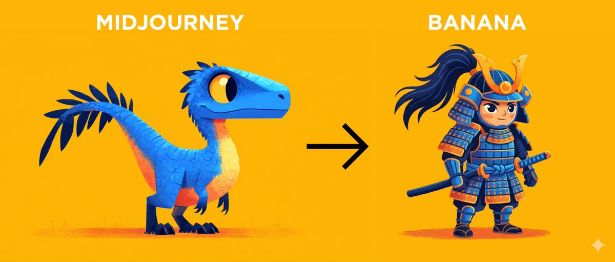 Midjourney Style Transfer for Samurai Image