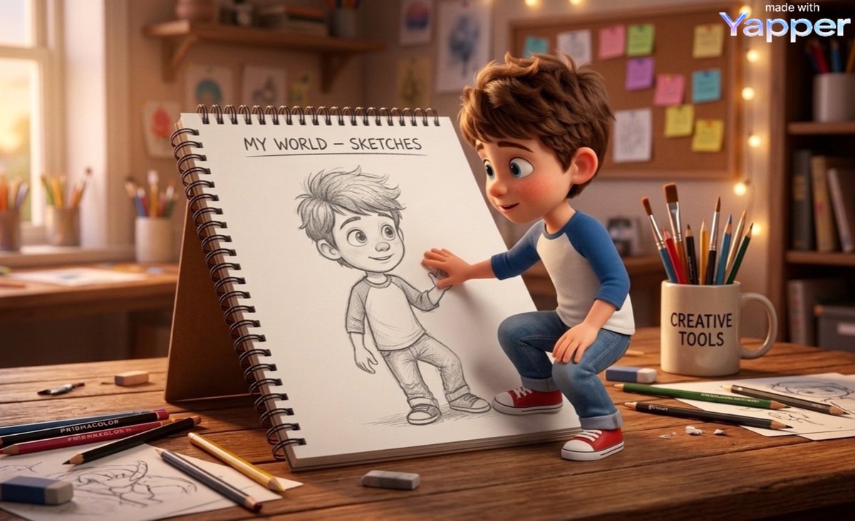 Cinematic 3D Illustration of Imagination Coming to Life — example 2