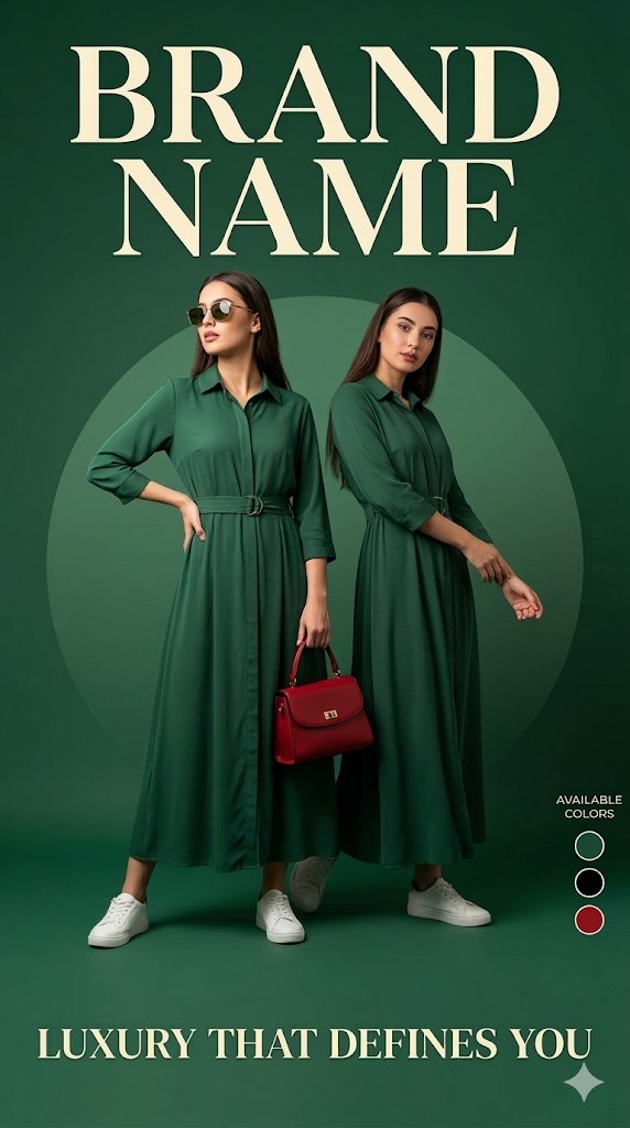 Luxury Fashion Advertisement Poster