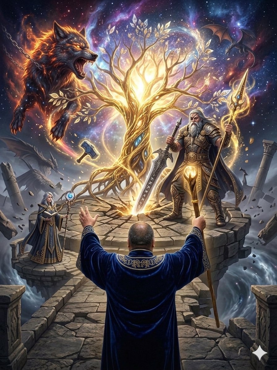 Fantasy World Creation Image Prompt (Nano Banana Pro)