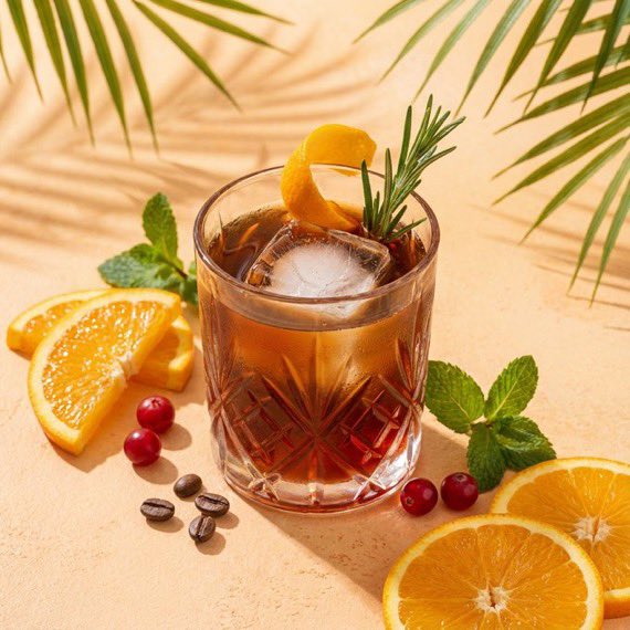 High-end cocktail photography prompt for Nano Banana Pro — example 2