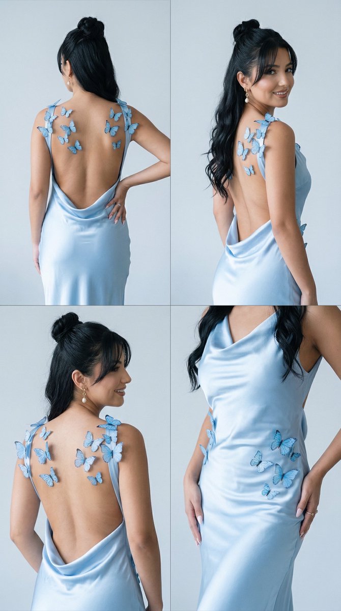 Butterfly Dress Editorial Grid Prompt for Nano Banana 2 — example 1