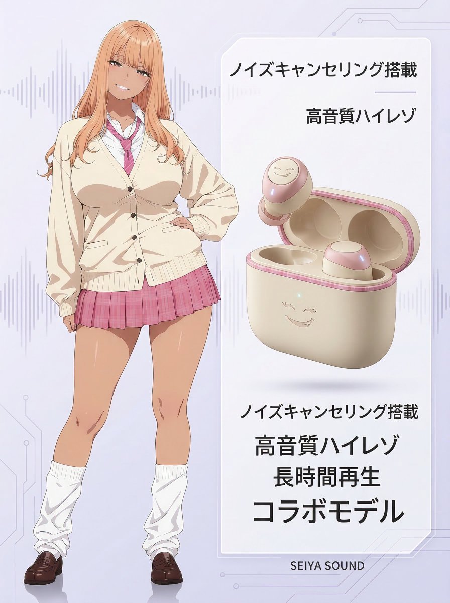 Character-Themed Wireless Earbuds Product Shot — example 1