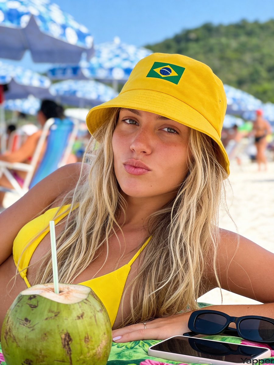 Photorealistic Beach Scene Image Prompt (Brazilian Summer) — example 1
