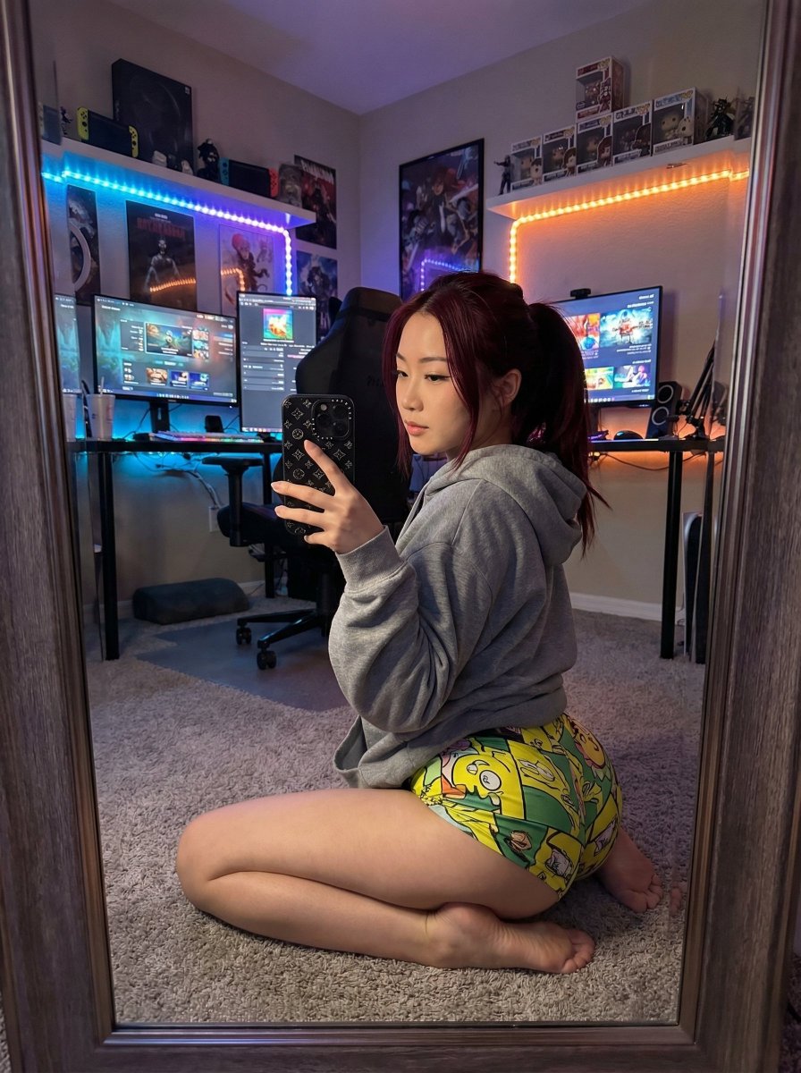 Detailed JSON Prompt for Gamer Girl Selfie