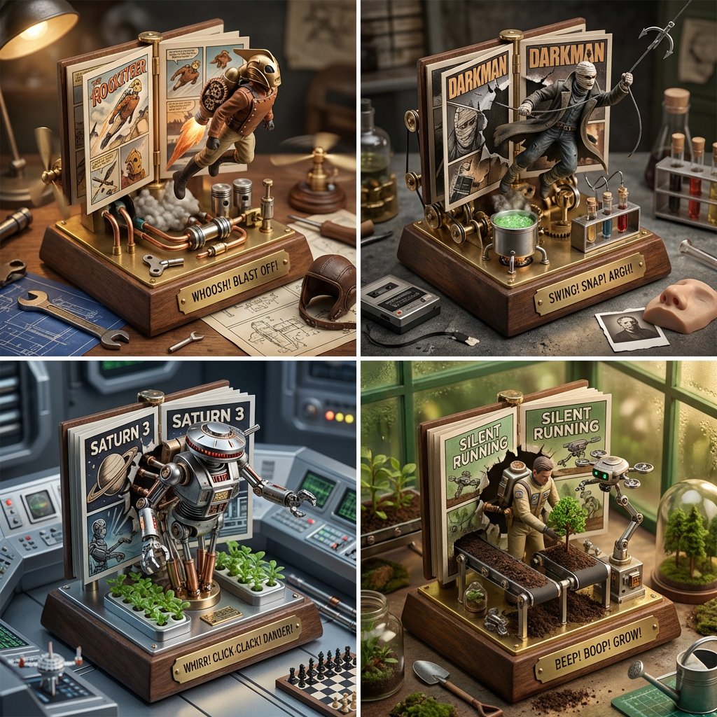 Mechanical Wind-Up Diorama Concept — example 1