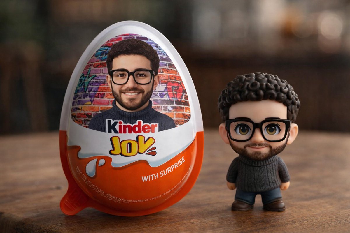 Hyper-realistic Product Photography of Kinder Joy