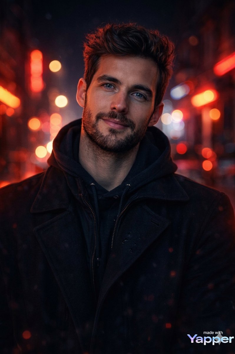 Cinematic Portrait Prompt with Neon Lighting