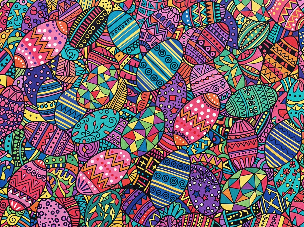Vibrant Abstract Pattern Prompt — example 1