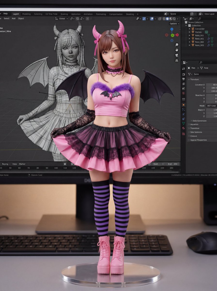 Nano Banana 2 prompt for creating figures and 3D models — example 2