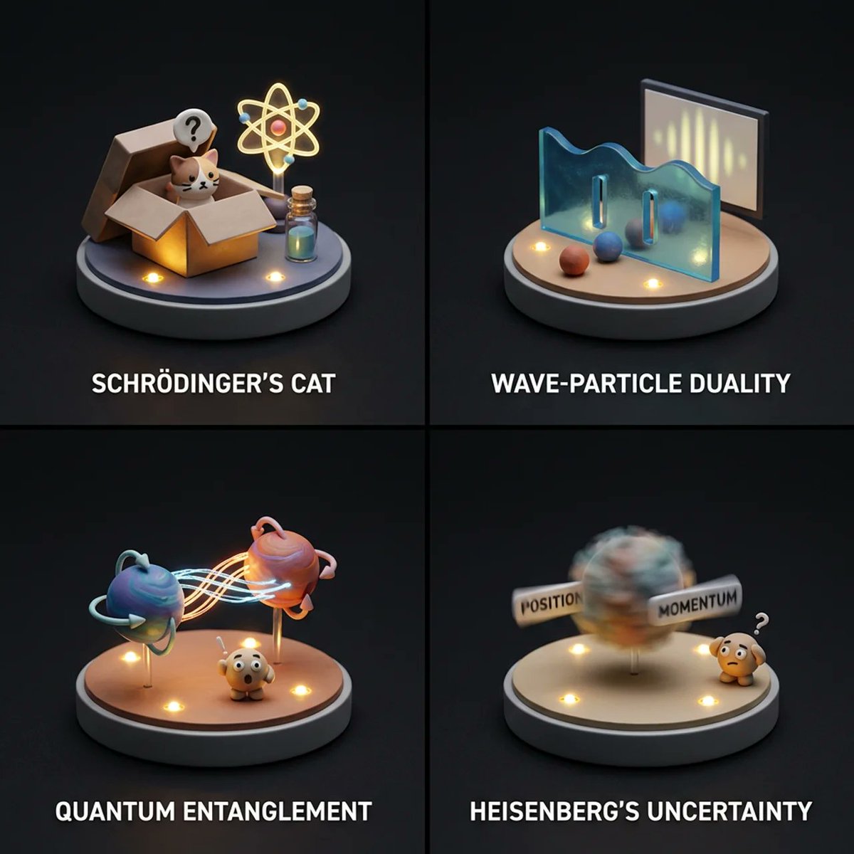 Visualizing Quantum Mechanics with Diorama Style — example 1