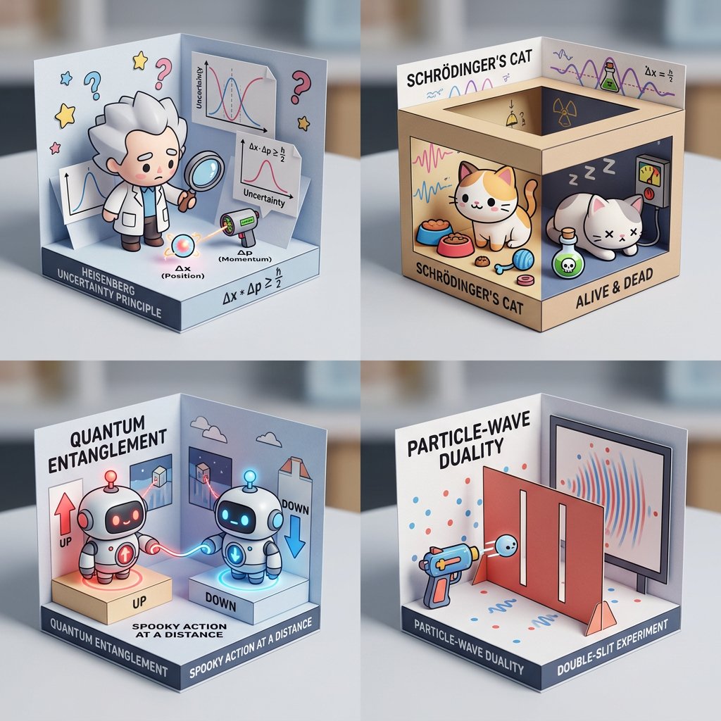 Visualizing Quantum Mechanics with Diorama Style — example 2