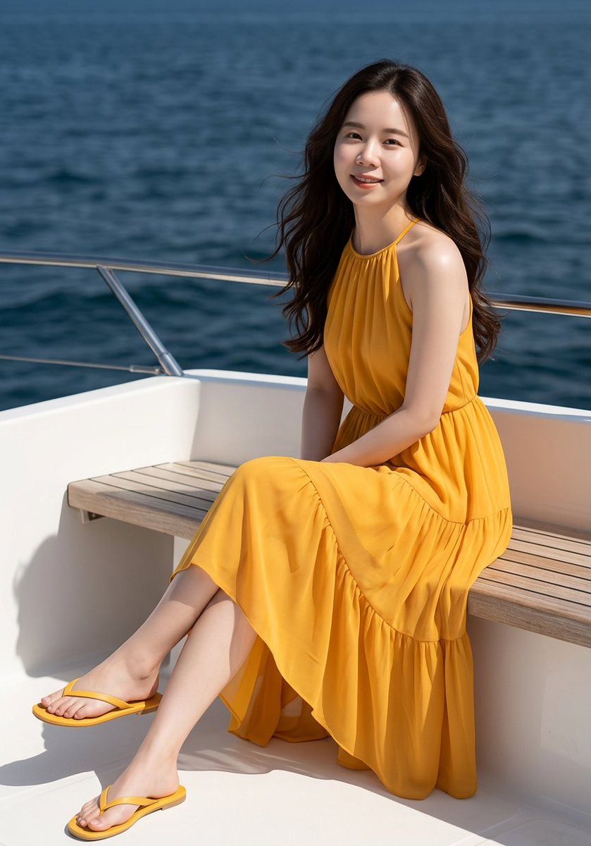 Professional Fashion Shot on Yacht Deck — example 1