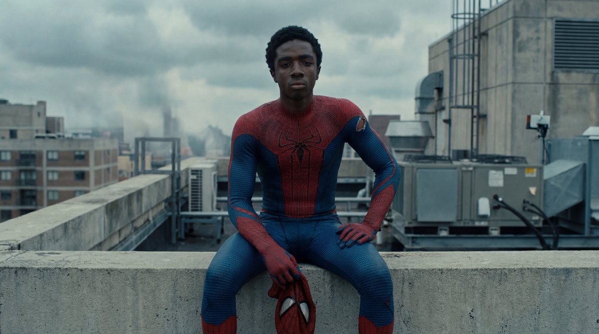 Photorealistic Superhero on Skyscraper Rooftop — example 1