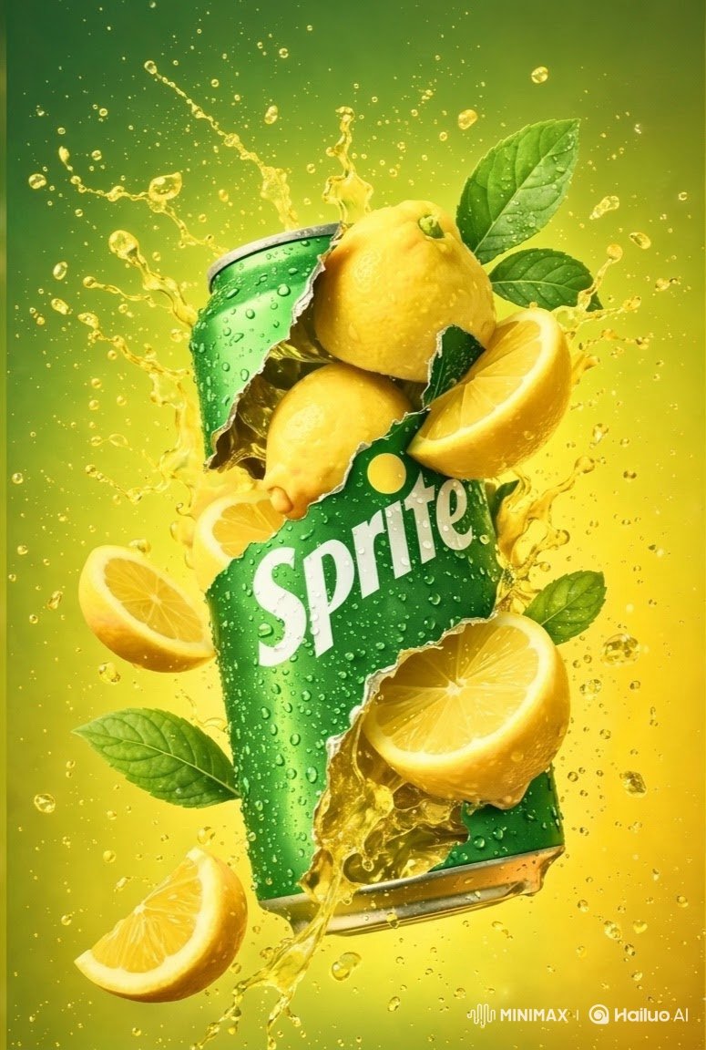 Commercial Product Photography: Soda Splash Series — example 3
