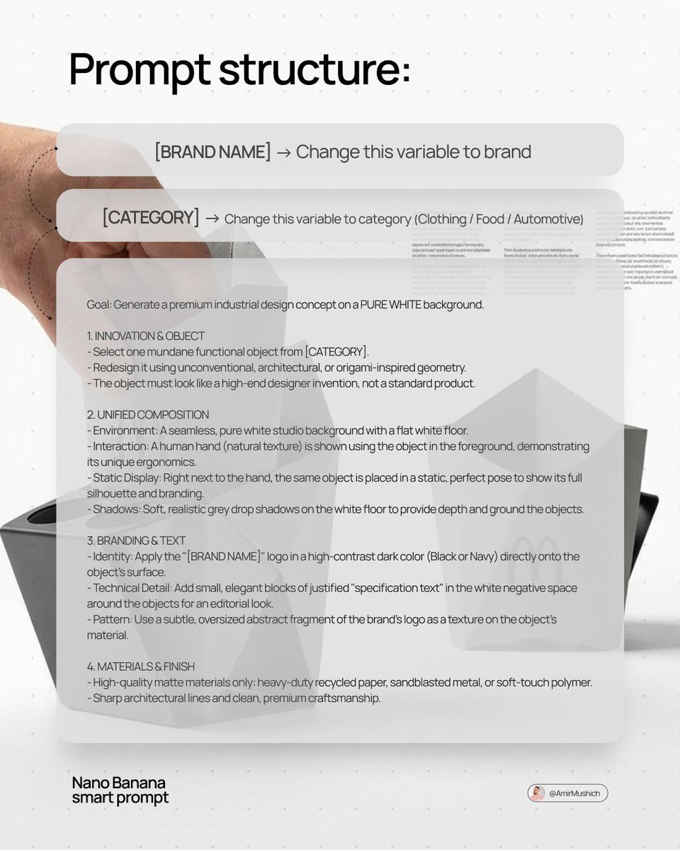 Industrial Design Concept Prompt — example 1