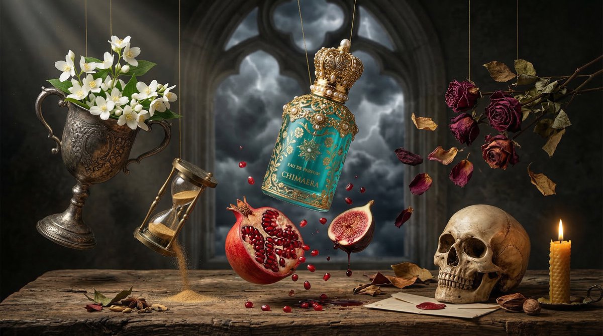 Surreal Baroque Perfume Ad Prompt — example 4
