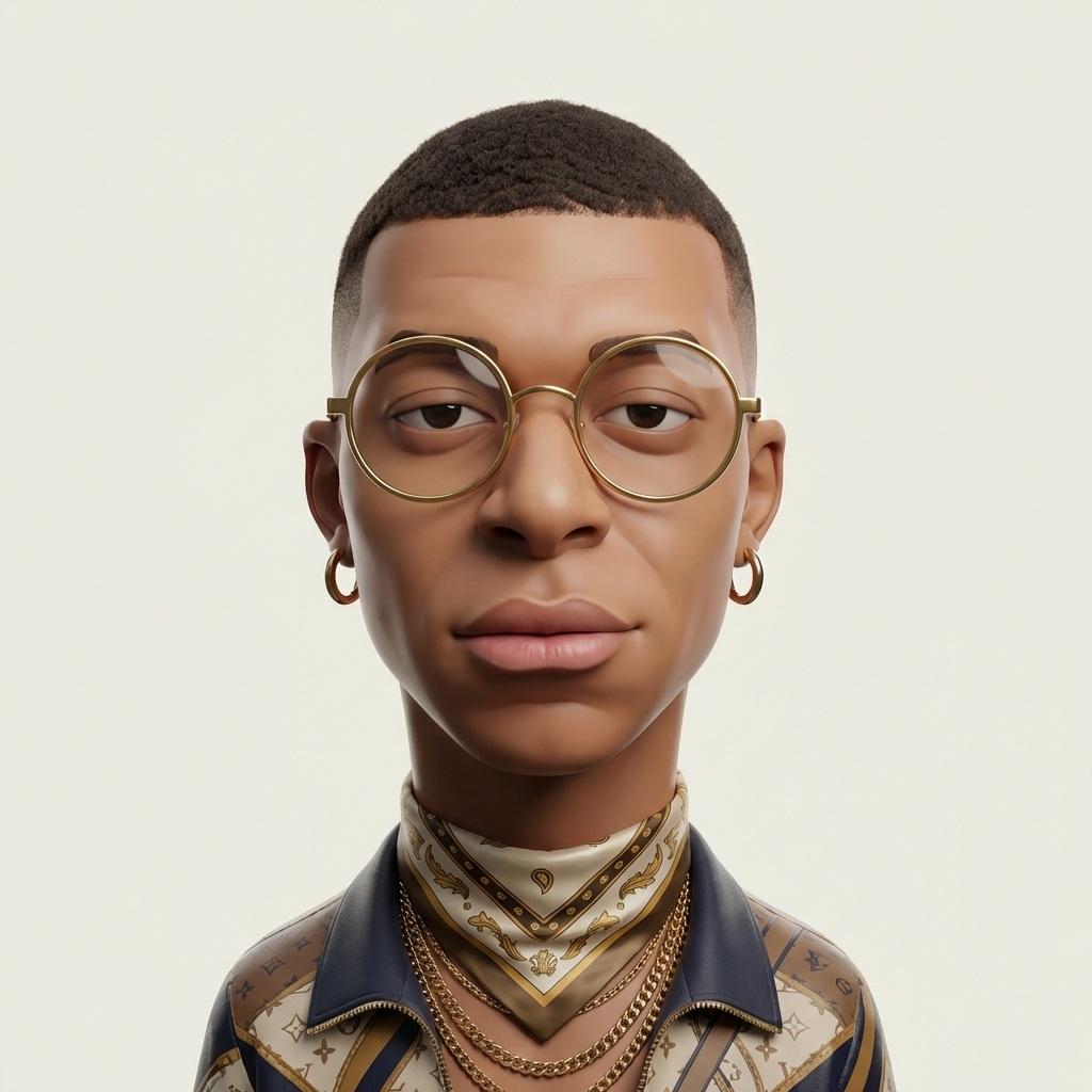 Stylized 3D Caricature Portrait Prompt — example 3