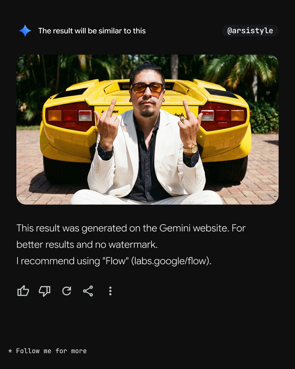 Defiant Subject with Vintage Sports Car — example 2