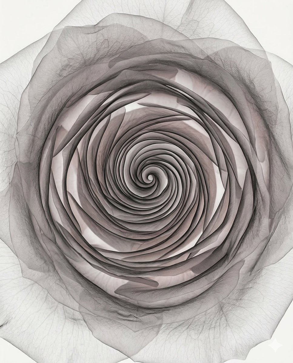 Detailed X-ray Transparent Art of Roses Prompt — example 1