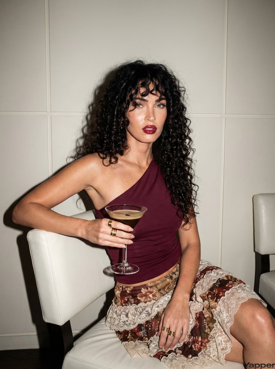 Ultra Photorealistic Portrait of a Woman Resembling Megan Fox — example 1