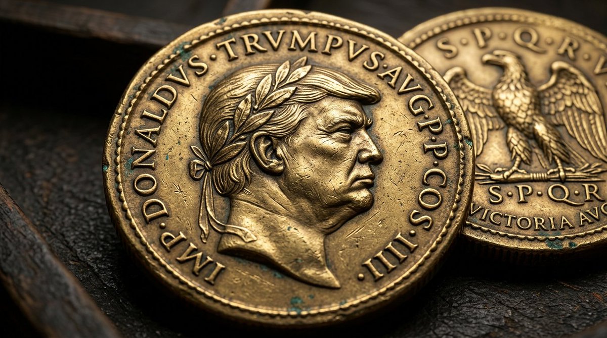 Hyperrealistic Ancient Roman Empire Coin — example 2
