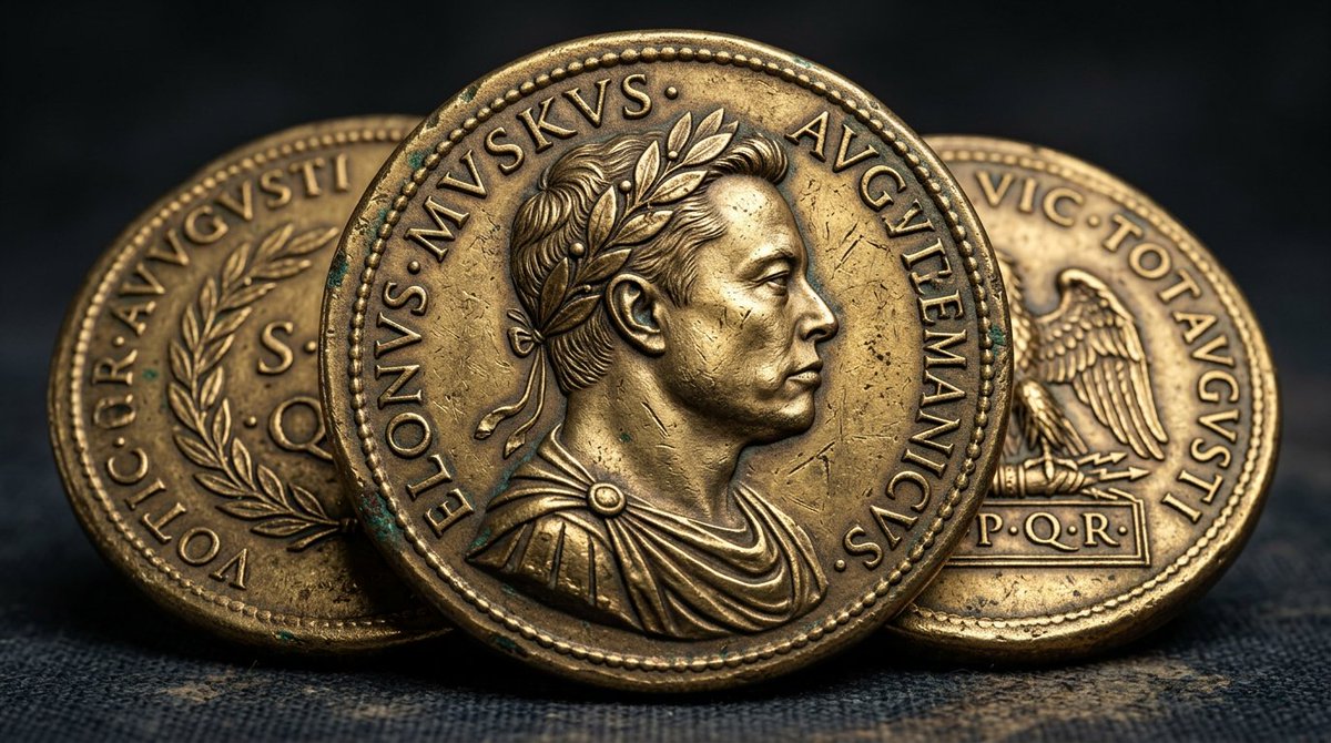 Hyperrealistic Ancient Roman Empire Coin — example 3