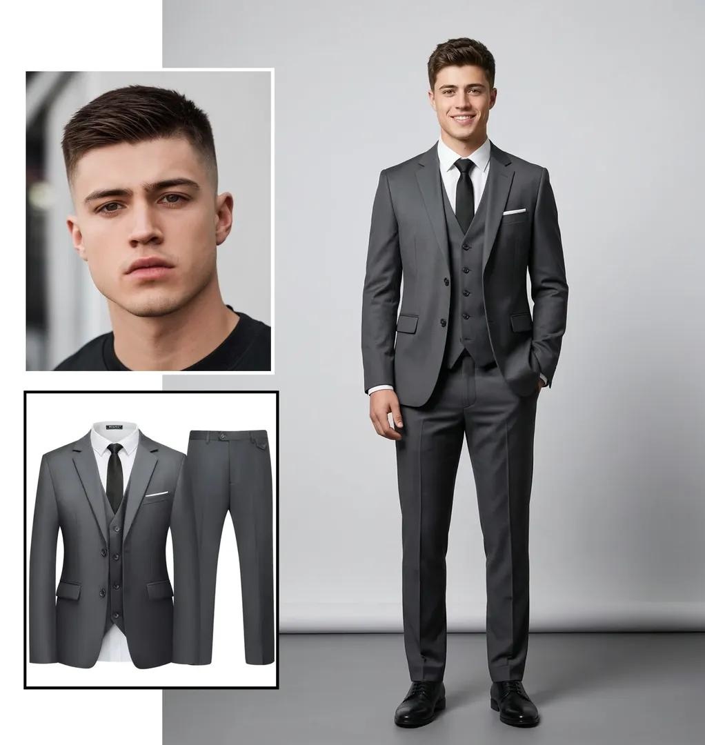 Ultra-realistic Full-Body Fashion Studio Portrait — example 1