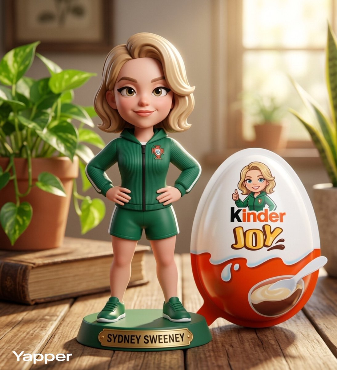 Pixar-style 3D Collectible Figurine Product Shot — example 2