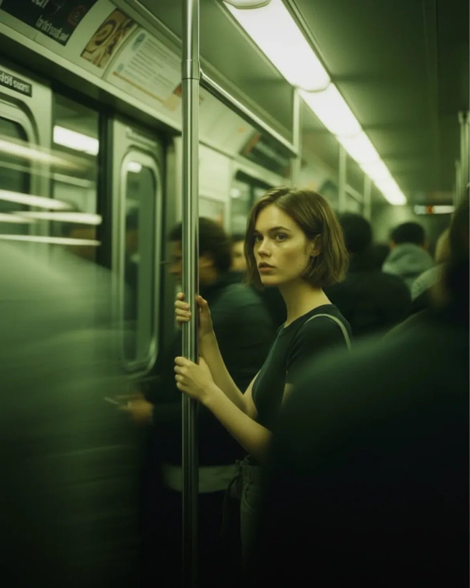 Cinematic Subway Portrait — example 1