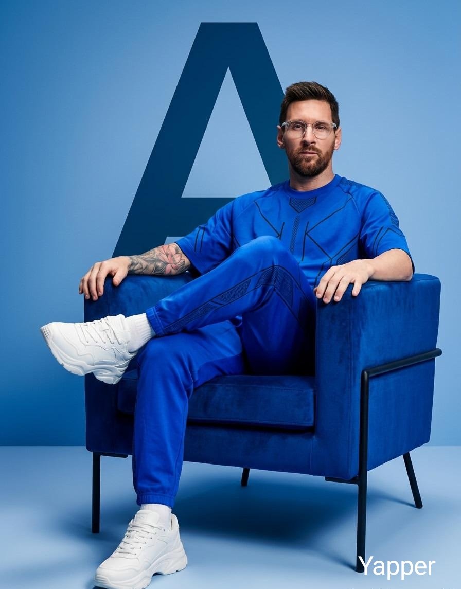 Minimalist Cobalt-Blue Fashion Studio Shoot — example 2