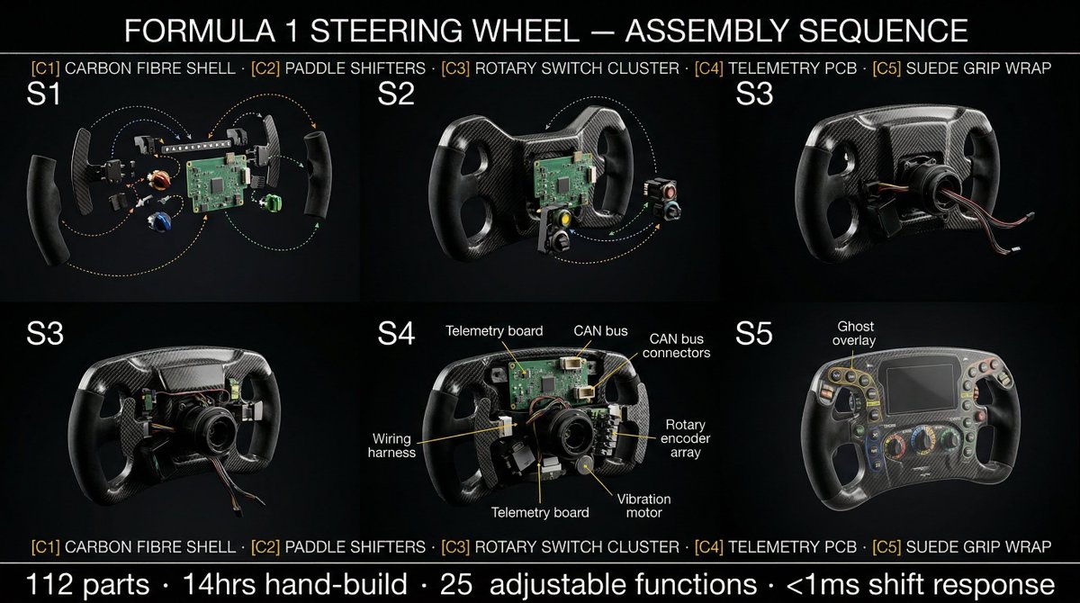 Product Assembly Sequence Timeline — example 1