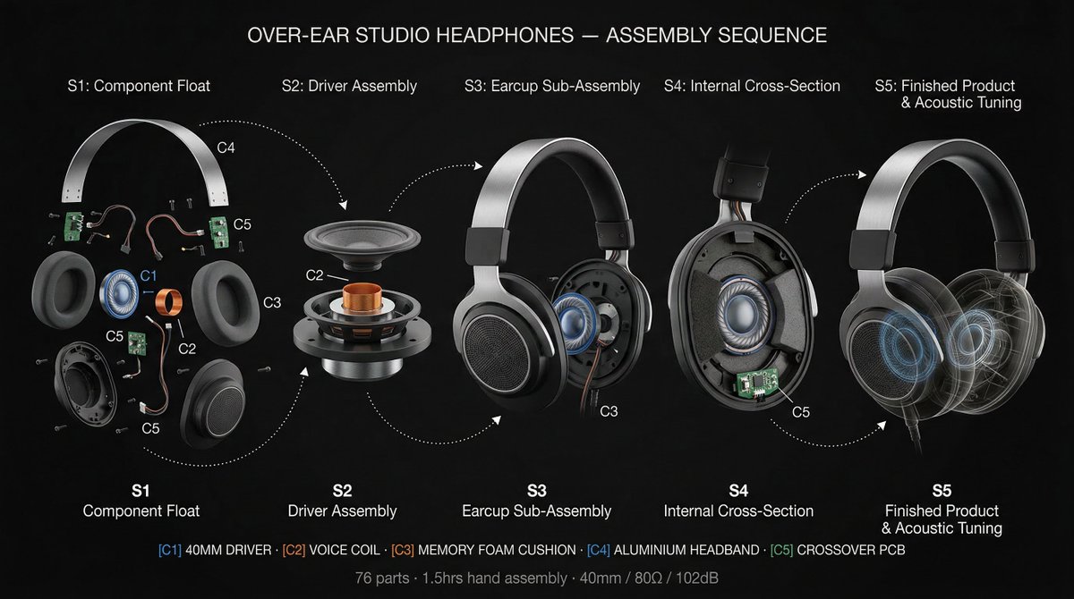 Product Assembly Sequence Timeline — example 2